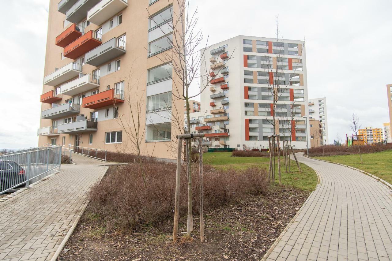 Prostorny 3 Pokojovy Apartman S Dvema Terasami Прага Екстериор снимка